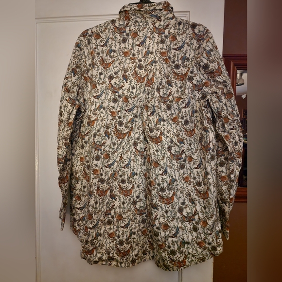 Duluth Trading Womens Pheasant Button Down Large - Picture 2 of 4